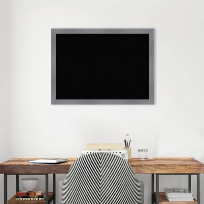 Amanti Art Edwin Framed Magnetic Cork Board - 30" x 22" Grey Wood 8 Amanti Art Edwin Framed Magnetic Cork Board - 30" x 22" Grey Wood - Image 6