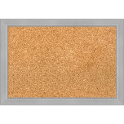 Amanti Art Vista Brushed Nickel Narrow Framed Natural Corkboard 12 Amanti Art Vista Brushed Nickel Narrow Framed Natural Corkboard - Image 10