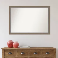 Amanti Art Eva Brown Narrow Non-Beveled Bathroom Wall Mirror - 39 x 27 14 Amanti Art Eva Brown Narrow Non-Beveled Bathroom Wall Mirror - 39 x 27 -Amanti Art Shop GUEST 44cfb20e f978 4dec 9422 6a8532c2b592
