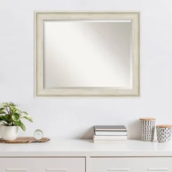 Amanti Art Regal Birch Cream Beveled Wall Mirror (33" x 27") -Amanti Art Shop GUEST 451aade1 a0a0 442f b654 24276d9001a4