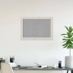 Amanti Art 42"x30" Opera Framed Magnetic Board - Off-White Wall Decor -Amanti Art Shop GUEST 451aee12 541d 45f6 b279 908201a7bbe9