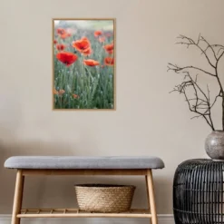 Amanti Art 16" x 23" Poppies In Bloom Framed Canvas Wall Art by Brent Bergherm -Amanti Art Shop GUEST 45272054 9cc0 40f1 af03 2b230222fdef
