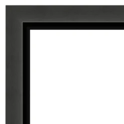 Amanti Art Tuxedo Black Framed Natural Corkboard