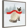 Amanti Art Christmas Cats and Dogs III by Victoria Borges - 16x16 Framed Canvas -Amanti Art Shop GUEST 467c704e c7b2 4040 8e2d fa319e899f4e