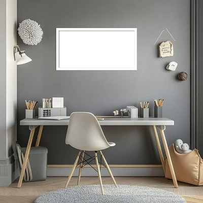 Amanti Art Svelte Clay Grey Framed Dry Erase Magnetic Board 10 Amanti Art Svelte Clay Grey Framed Dry Erase Magnetic Board - Image 8