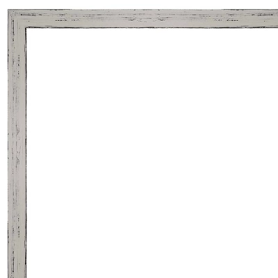 Amanti Art Shiplap White Narrow Wood Wall Mirror - 29" x 23" 4 Amanti Art Shiplap White Narrow Wood Wall Mirror - 29" x 23" - Image 2