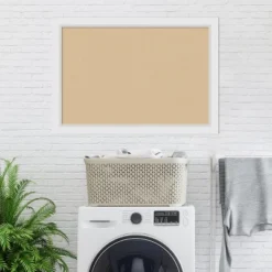 Amanti Art Cork Board Wood Framed Blanco White Bulletin Board, Organization Board, Pin Board -Amanti Art Shop GUEST 4ae65105 7782 459b 8558 1f13f12c5808