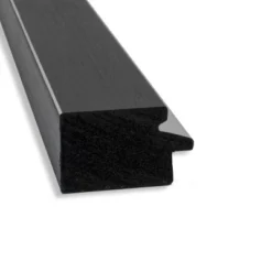 Amanti Art Eva Narrow Black & Silver Bathroom Wall Mirror - 39" x 27"