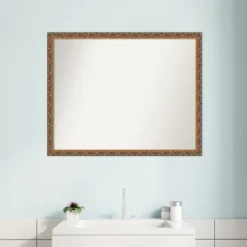 Amanti Art Antique Bronze Wood Bathroom Wall Mirror - Handcrafted Frame 23 Amanti Art Antique Bronze Wood Bathroom Wall Mirror - Handcrafted Frame -Amanti Art Shop GUEST 4b49d69b 0f65 45d0 9a68 b801d9469538