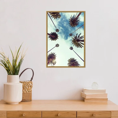 Amanti Art Palm Sky 2 by Design Fabrikken Framed Canvas Wall Art 5 Amanti Art Palm Sky 2 by Design Fabrikken Framed Canvas Wall Art - Image 3