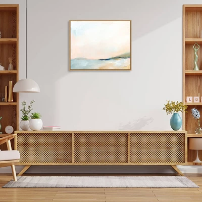 28" X 23" Open Sky Over Water By Sue Schlabach Framed Canvas Wall Art Print - Amanti Art 9 28" X 23" Open Sky Over Water By Sue Schlabach Framed Canvas Wall Art Print - Amanti Art - Image 7