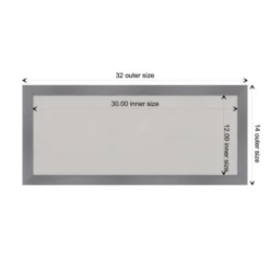 Amanti Art Edwin Wood Frame Gray Cork Board - 32" x 14" Professional Bulletin Board 20 Amanti Art Edwin Wood Frame Gray Cork Board - 32" x 14" Professional Bulletin Board -Amanti Art Shop GUEST 4d3d6091 29e4 46f8 8705 b91a5d3b73e2