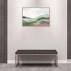 Amanti Art Highland Landscape I by Isabelle Z Framed Canvas Wall Art (33" x 23") -Amanti Art Shop GUEST 4d624317 7964 4e51 bd75 b611656e0dc4