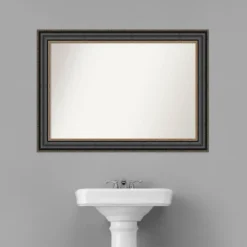 Amanti Art Thomas Black Bronze Bathroom Wall Mirror - 42" x 30" Non-Beveled 17 Amanti Art Thomas Black Bronze Bathroom Wall Mirror - 42" x 30" Non-Beveled -Amanti Art Shop GUEST 4dd10183 9cc9 419e aa8b 677088ada53b