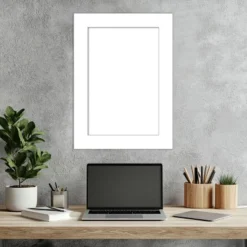Amanti Art Wedge White Framed Magnetic Dry Erase Board -Amanti Art Shop GUEST 4efed297 63e7 4747 bdb8 8f6fcb6539df