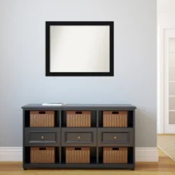 Amanti Art Avon Black Non-Beveled Bathroom Wall Mirror -Amanti Art Shop GUEST 4f35571d 9725 4bc6 998f c1522ea884fa