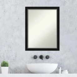 Amanti Art Eva Narrow Black and Silver Bathroom Wall Mirror - 21" x 27" 17 Amanti Art Eva Narrow Black and Silver Bathroom Wall Mirror - 21" x 27" -Amanti Art Shop GUEST 4fa1e8f0 359a 4c3c 9191 d66bf9600081