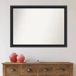 Amanti Art Nero Black Wood Wall Mirror - 42" x 31" Modern Rectangular -Amanti Art Shop GUEST 4fd34ad8 5141 46ab b88c 69ef13438932