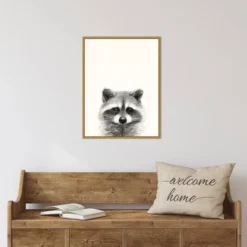 18" X 24" Animal Mug II Raccoon By Victoria Borges Framed Canvas Wall Art Gold - Amanti Art 10 18" X 24" Animal Mug II Raccoon By Victoria Borges Framed Canvas Wall Art Gold - Amanti Art -Amanti Art Shop GUEST 4fe3302b c8f2 4d9a 9992 fc1cea3676da
