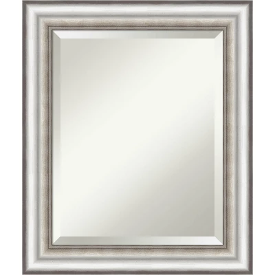 Salon Framed Bathroom Vanity Wall Mirror Silver - Amanti Art 11 Salon Framed Bathroom Vanity Wall Mirror Silver - Amanti Art - Image 9