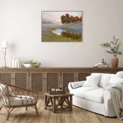 Amanti Art Pastel Lupin by Ed Penniman Framed Canvas Wall Art, 42" x 32" -Amanti Art Shop GUEST 5197968a d2ab 46e9 bda2 eb564a91520e