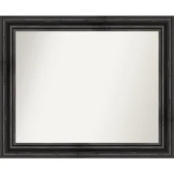 Amanti Art Rustic Pine Black Non-Beveled Wood Bathroom Wall Mirror 26 Amanti Art Rustic Pine Black Non-Beveled Wood Bathroom Wall Mirror -Amanti Art Shop GUEST 524992a9 a45f 4597 b309 a7e95f8e1538
