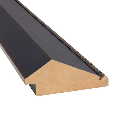 Amanti Art Signore Bronze 24" x 24" Beveled Wood Framed Wall Mirror 4 Amanti Art Signore Bronze 24" x 24" Beveled Wood Framed Wall Mirror - Image 2