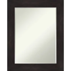 Amanti Art Furniture Espresso Narrow Petite Bevel Bathroom Wall Mirror -Amanti Art Shop GUEST 52c46849 16f1 43b9 b2e4 2cd2962cd9e6