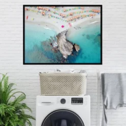 Amanti Art Oyster Rock by Rachel Dowd Framed Wall Art Print - 41" x 31" Black -Amanti Art Shop GUEST 52fdfa0d a94f 4082 aa79 4523a6644c0a