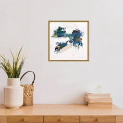 Amanti Art Outpouring by Suzanne McCourt - 16x16 Gold Framed Canvas Wall Art -Amanti Art Shop GUEST 532f3bf3 8eb4 45e3 a184 e45bd596c049