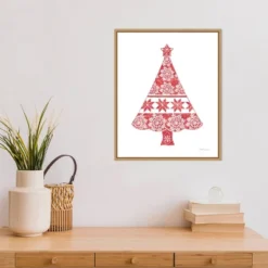 Amanti Art 16" x 20" Nordic Holiday Christmas Tree Framed Canvas Wall Art by Beth Grove -Amanti Art Shop GUEST 5371cc05 1230 4040 a01a 1f8551c801da