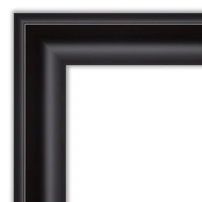 Amanti Art Grand Black 24" x 30" Non-Beveled Bathroom Wall Mirror 4 Amanti Art Grand Black 24" x 30" Non-Beveled Bathroom Wall Mirror - Image 2