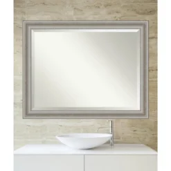 Amanti Art Parlor Silver Framed Beveled Bathroom Vanity Wall Mirror (46 x 36) 10 Amanti Art Parlor Silver Framed Beveled Bathroom Vanity Wall Mirror (46 x 36) -Amanti Art Shop GUEST 545c5b3e 9f90 40fe a8d0 7515b712edb5