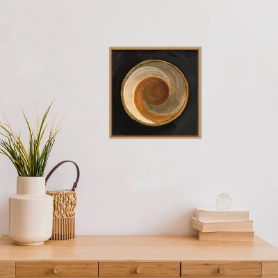 Amanti Art Woven Beauty I On Black By Albena Hristova Framed Canvas Wall Art - 16" x 16" 5 Amanti Art Woven Beauty I On Black By Albena Hristova Framed Canvas Wall Art - 16" x 16" - Image 3