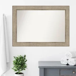 Amanti Art Trellis Silver Wood Bathroom Wall Mirror - 42" x 30" 17 Amanti Art Trellis Silver Wood Bathroom Wall Mirror - 42" x 30" -Amanti Art Shop GUEST 5499ed02 0eb8 4861 93a2 437fd156d1f1