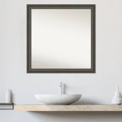 Amanti Art 30" Upcycled Wood Bathroom Wall Mirror in Rustic Brown/Gray 15 Amanti Art 30" Upcycled Wood Bathroom Wall Mirror in Rustic Brown/Gray -Amanti Art Shop GUEST 54ad470c 0549 46e1 a9b2 783382198b22