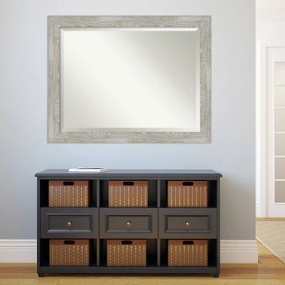 46" X 36" Dove Framed Wall Mirror Graywash - Amanti Art 5 46" X 36" Dove Framed Wall Mirror Graywash - Amanti Art - Image 3