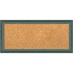 33"x15" Upcycled Wood Frame Natural Cork Board Teal/Gray - Amanti Art: Custom Framed, Wall Mounted, Bulletin Board For Home Office 21 33"x15" Upcycled Wood Frame Natural Cork Board Teal/Gray - Amanti Art: Custom Framed, Wall Mounted, Bulletin Board For Home Office -Amanti Art Shop GUEST 5607634d 2878 46f5 9103 f1e5861750b4