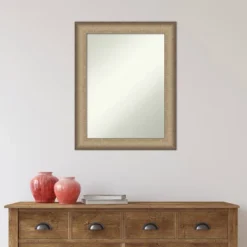 Amanti Art Elegant Brushed Bronze Non-Beveled Bathroom Wall Mirror - 23" x 29" 14 Amanti Art Elegant Brushed Bronze Non-Beveled Bathroom Wall Mirror - 23" x 29" -Amanti Art Shop GUEST 56181e15 5c5b 421b 9f0a 585b1aa630a0
