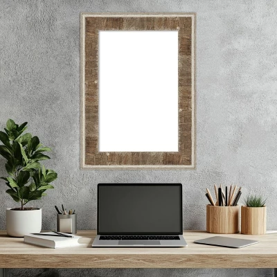 Amanti Art Farmhouse Brown Narrow Framed Magnetic Dry Erase Board 8 Amanti Art Farmhouse Brown Narrow Framed Magnetic Dry Erase Board - Image 6