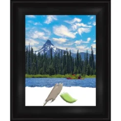 Amanti Art Grand Black Narrow 11x14 Picture Frame, Satin Black Finish -Amanti Art Shop GUEST 57b888bf f87b 4b82 8cc4 1ef3a2a4c57d
