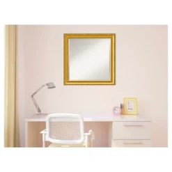 Amanti Art Colonial Embossed Gold Framed Wall Mirror -Amanti Art Shop GUEST 588d9cbe a3c7 458d ada6 393281d04120