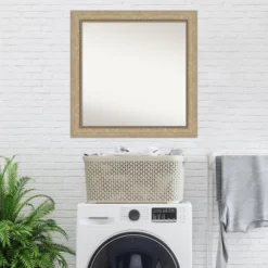 Amanti Art 31" x 31" Astor Champagne Non-Beveled Wall Mirror -Amanti Art Shop GUEST 58970f66 e12d 43e3 b8b9 81c790909198