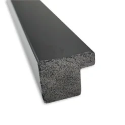 Amanti Art 30" x 24" Non-Beveled Jet Black Wall Mirror