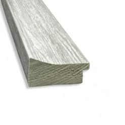 Amanti Art Dove Gray Wash Narrow Bathroom Wall Mirror - 40" x 28"