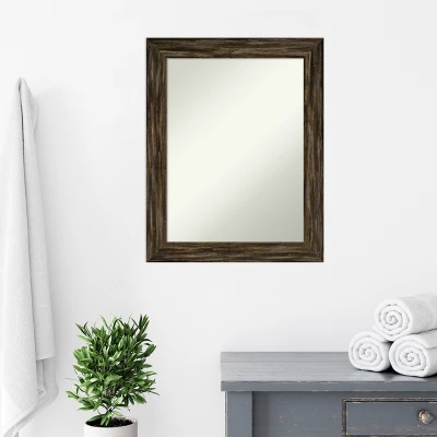 Amanti Art Fencepost Narrow Non-Beveled Wood Bathroom Wall Mirror 8 Amanti Art Fencepost Narrow Non-Beveled Wood Bathroom Wall Mirror - Image 6