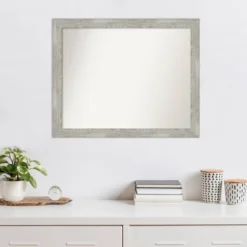 Amanti Art 32" x 26" Dove Gray Wash Narrow Wall Mirror 14 Amanti Art 32" x 26" Dove Gray Wash Narrow Wall Mirror -Amanti Art Shop GUEST 5a6c6c66 c92d 4139 bbfa 792571ebc267