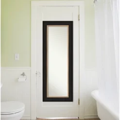 21" X 55" Non-Beveled Vogue Black Full Length On The Door Mirror - Amanti Art 13 21" X 55" Non-Beveled Vogue Black Full Length On The Door Mirror - Amanti Art -Amanti Art Shop GUEST 5af18d3d bd04 452a ba21 b79975fec012