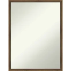 Lucie Non-Beveled Wood Bathroom Wall Mirror -Amanti Art Shop GUEST 5b06bb4f acf6 46d0 ad15 dae42101d1af