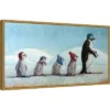Amanti Art Ski School Penguins by Lucia Heffernan Framed Canvas Wall Art -Amanti Art Shop GUEST 5b379350 eecd 4b8c 9acb 455cbe1b3cbc